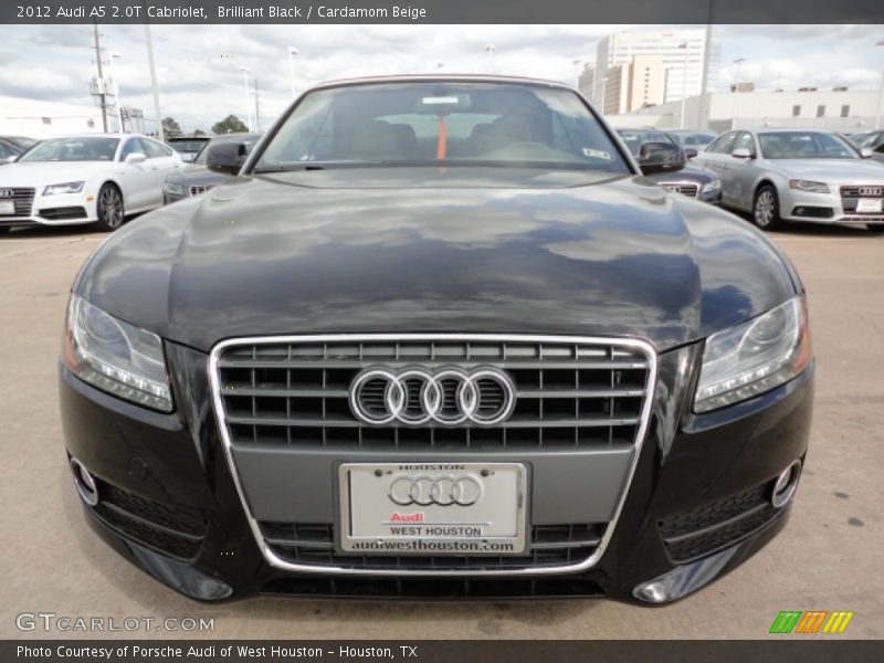 Brilliant Black / Cardamom Beige 2012 Audi A5 2.0T Cabriolet
