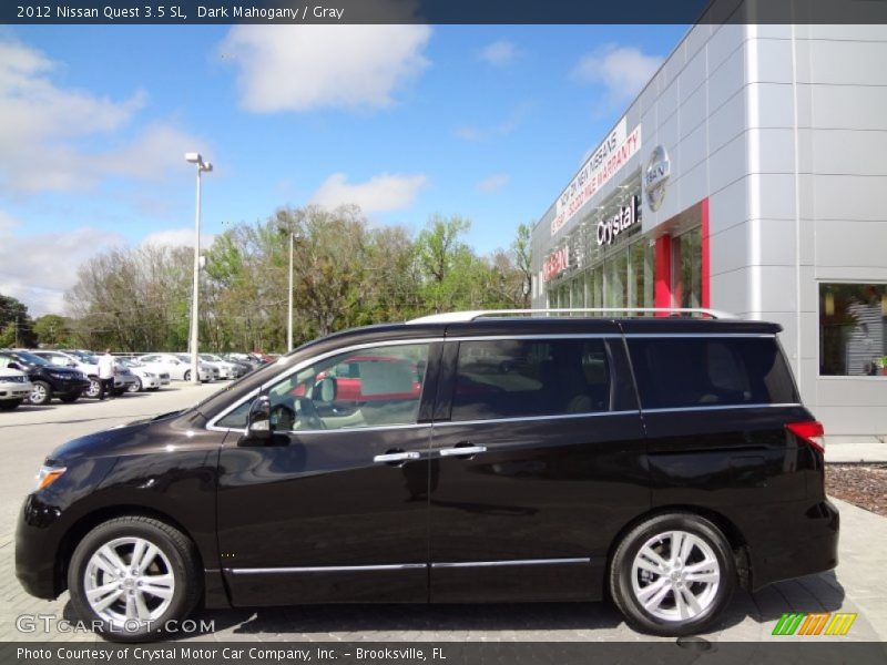 Dark Mahogany / Gray 2012 Nissan Quest 3.5 SL