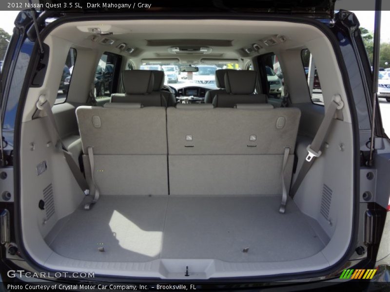 Dark Mahogany / Gray 2012 Nissan Quest 3.5 SL