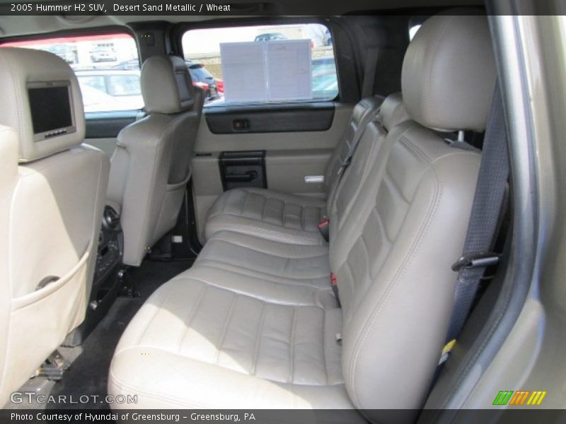 Rear Seat of 2005 H2 SUV