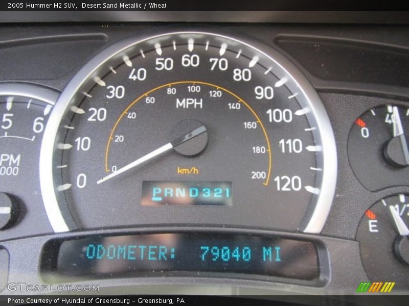 Desert Sand Metallic / Wheat 2005 Hummer H2 SUV