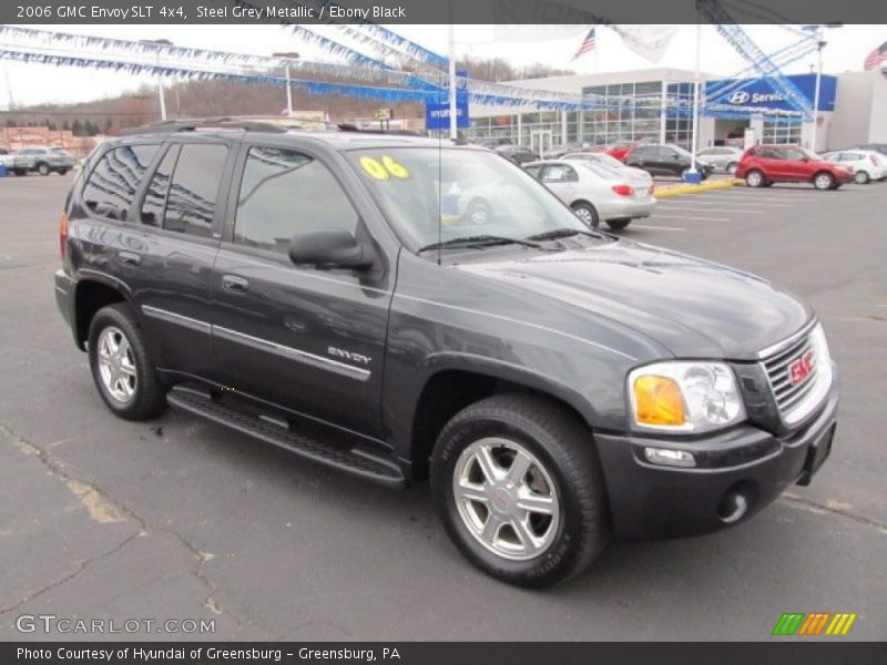 Steel Grey Metallic / Ebony Black 2006 GMC Envoy SLT 4x4