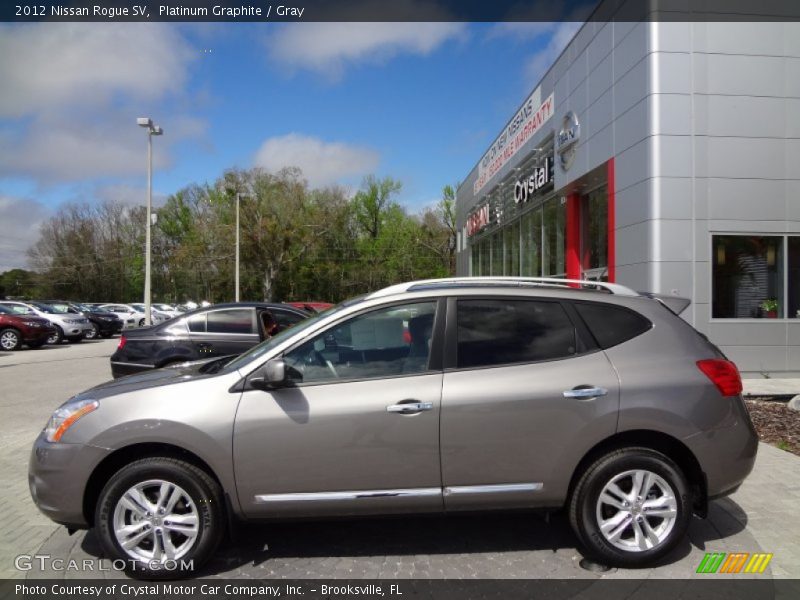 Platinum Graphite / Gray 2012 Nissan Rogue SV