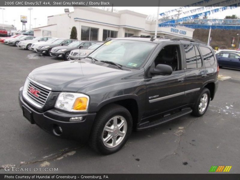 Steel Grey Metallic / Ebony Black 2006 GMC Envoy SLT 4x4