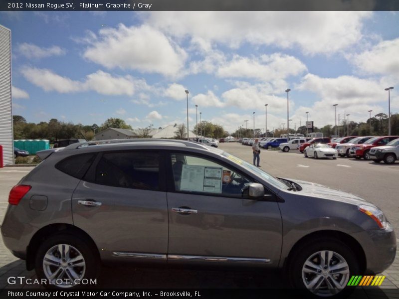 Platinum Graphite / Gray 2012 Nissan Rogue SV