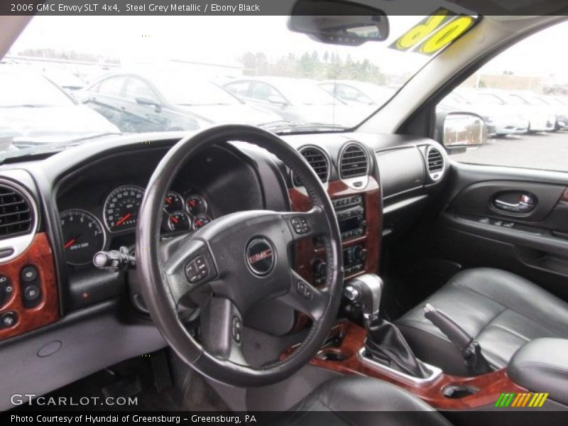 Steel Grey Metallic / Ebony Black 2006 GMC Envoy SLT 4x4