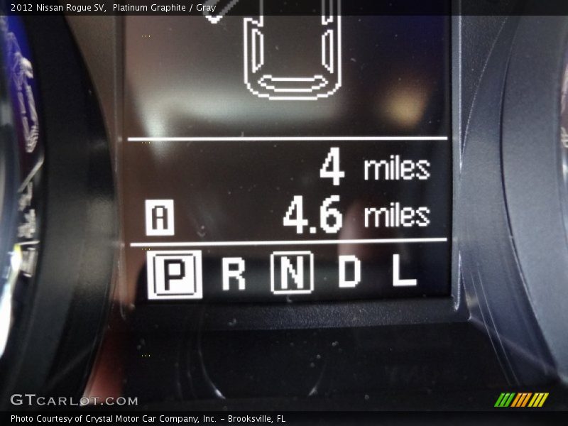Platinum Graphite / Gray 2012 Nissan Rogue SV