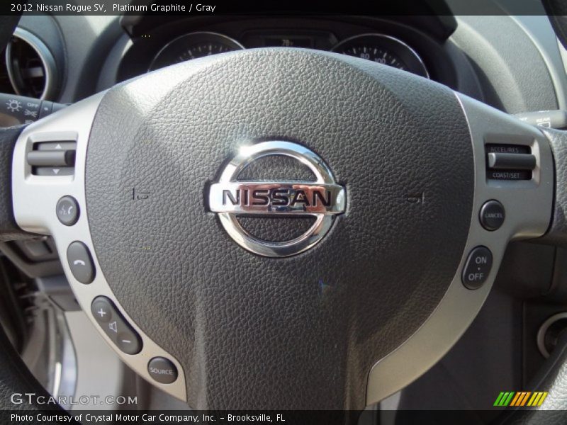 Platinum Graphite / Gray 2012 Nissan Rogue SV