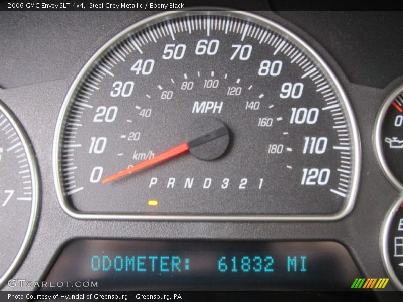 Steel Grey Metallic / Ebony Black 2006 GMC Envoy SLT 4x4