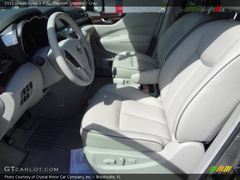 Platinum Graphite / Gray 2012 Nissan Quest 3.5 SL