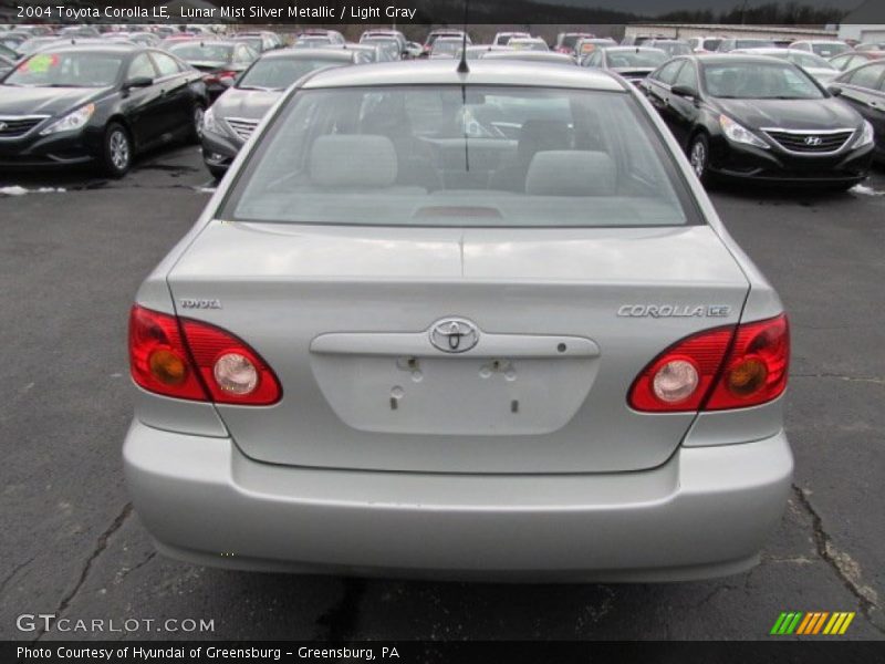 Lunar Mist Silver Metallic / Light Gray 2004 Toyota Corolla LE