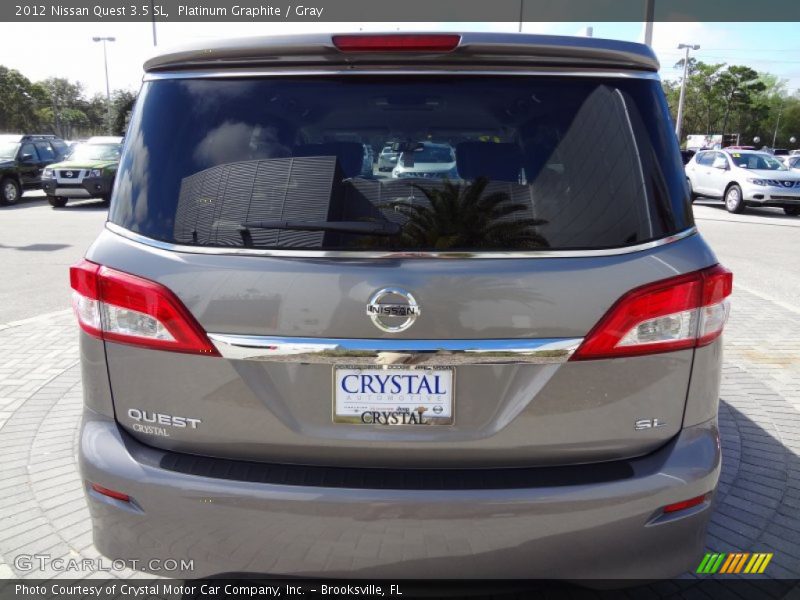 Platinum Graphite / Gray 2012 Nissan Quest 3.5 SL