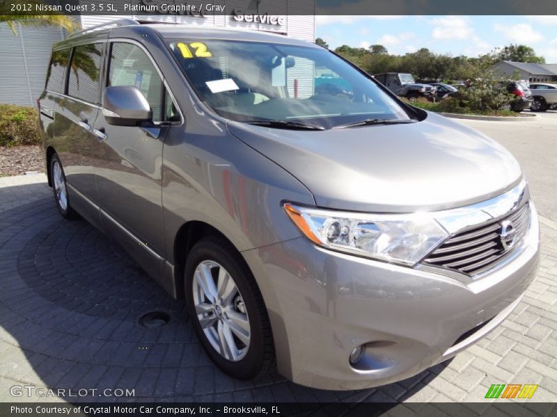 Platinum Graphite / Gray 2012 Nissan Quest 3.5 SL