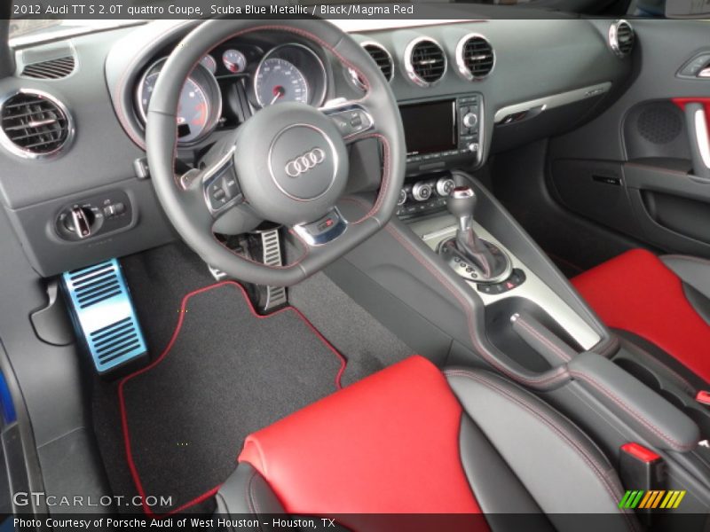 Black/Magma Red Interior - 2012 TT S 2.0T quattro Coupe 