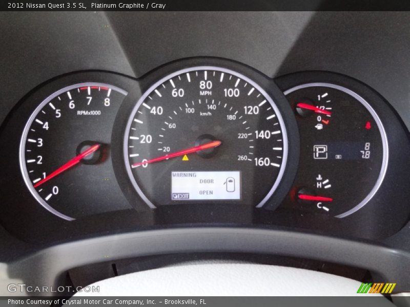Platinum Graphite / Gray 2012 Nissan Quest 3.5 SL