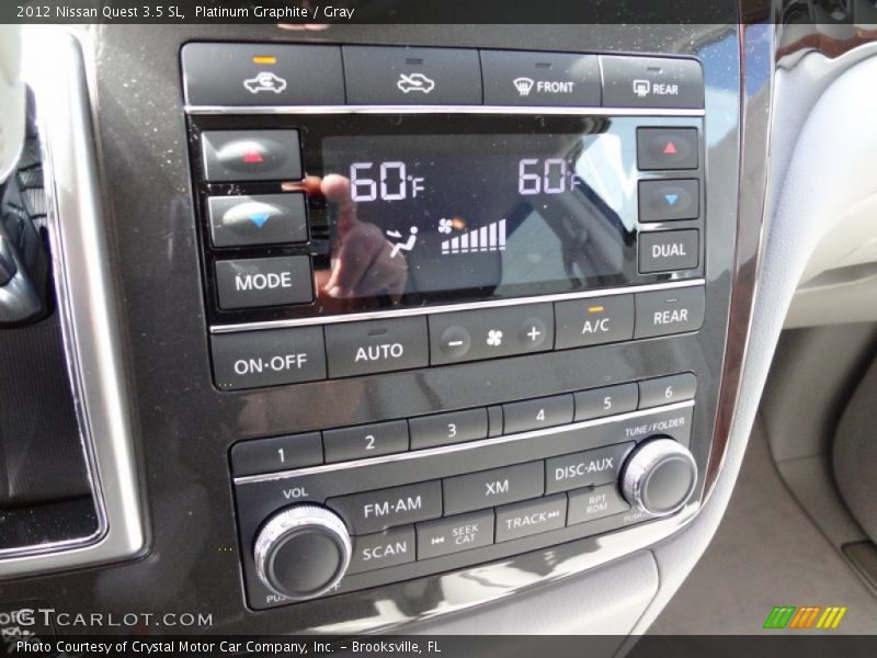 Platinum Graphite / Gray 2012 Nissan Quest 3.5 SL