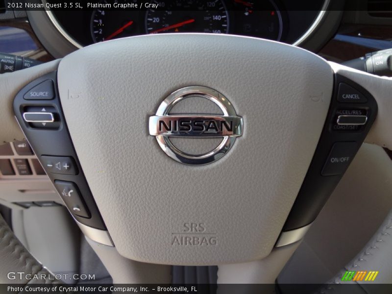 Platinum Graphite / Gray 2012 Nissan Quest 3.5 SL