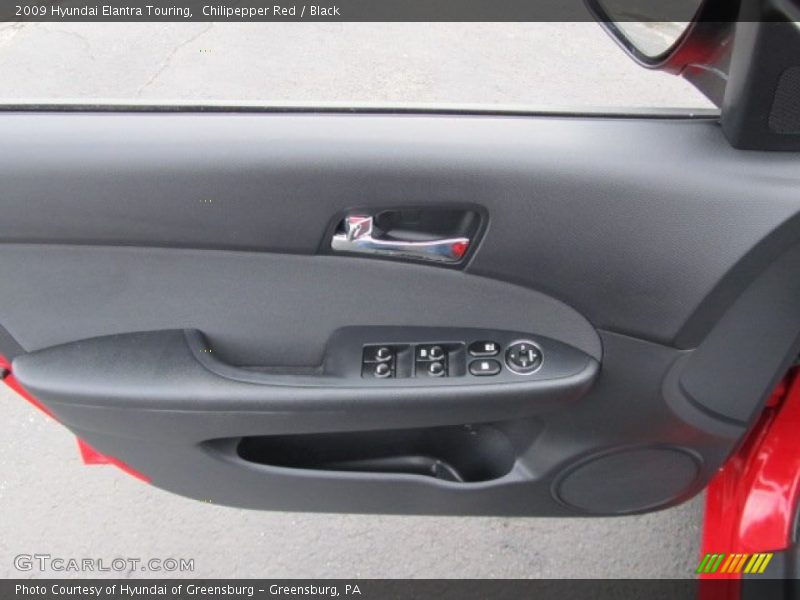 Chilipepper Red / Black 2009 Hyundai Elantra Touring