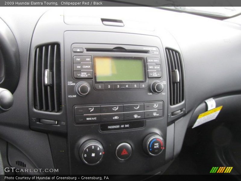 Chilipepper Red / Black 2009 Hyundai Elantra Touring