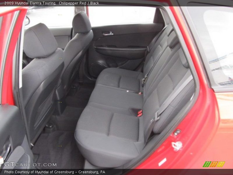 Chilipepper Red / Black 2009 Hyundai Elantra Touring