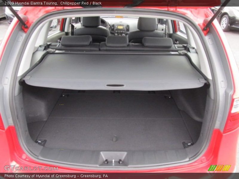 Chilipepper Red / Black 2009 Hyundai Elantra Touring