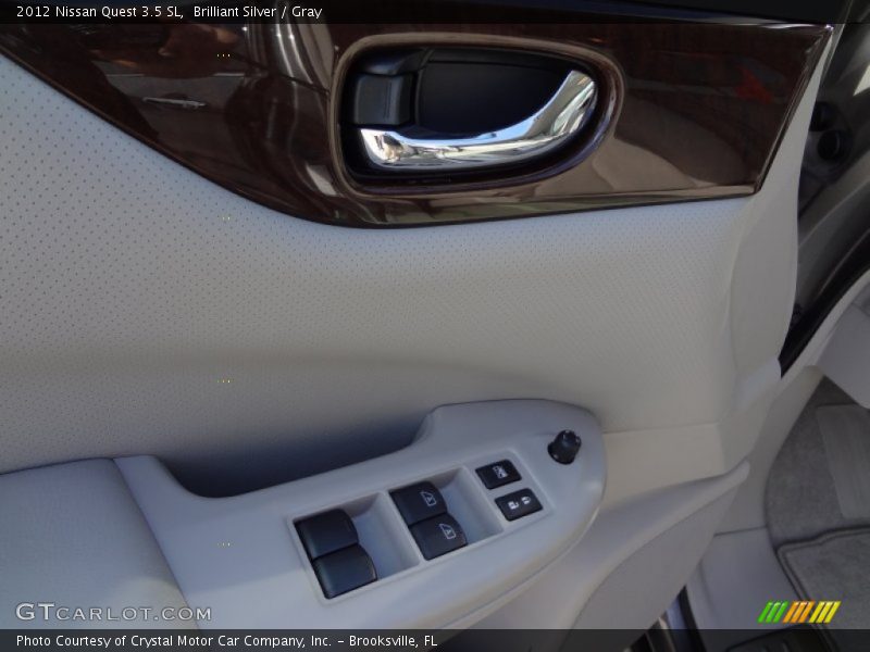 Brilliant Silver / Gray 2012 Nissan Quest 3.5 SL