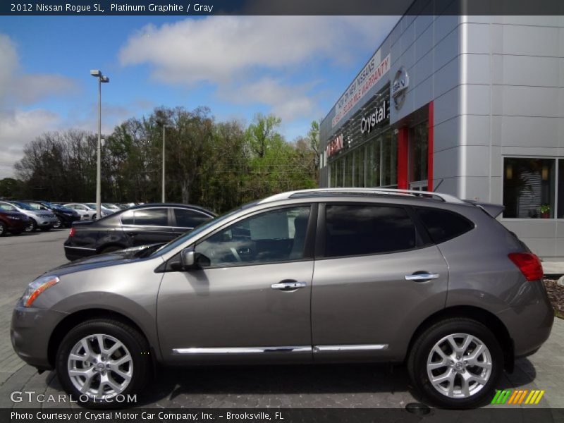 Platinum Graphite / Gray 2012 Nissan Rogue SL