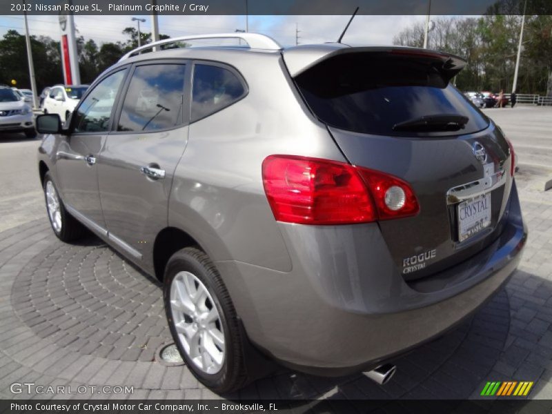 Platinum Graphite / Gray 2012 Nissan Rogue SL