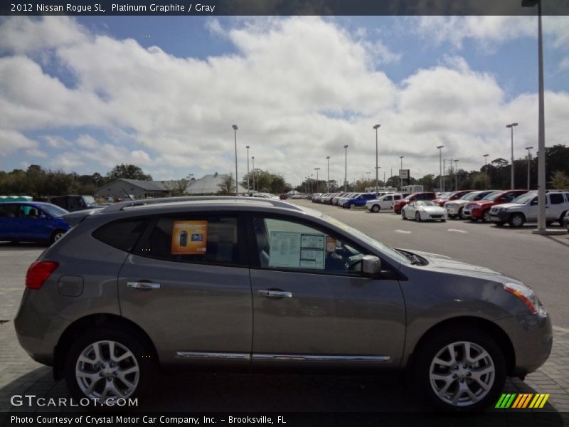 Platinum Graphite / Gray 2012 Nissan Rogue SL