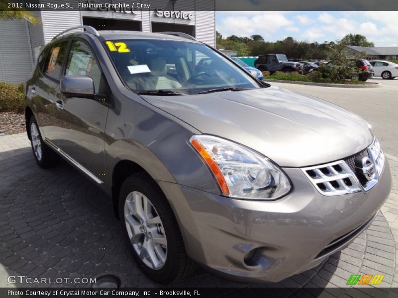 Platinum Graphite / Gray 2012 Nissan Rogue SL