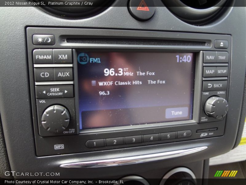 Platinum Graphite / Gray 2012 Nissan Rogue SL