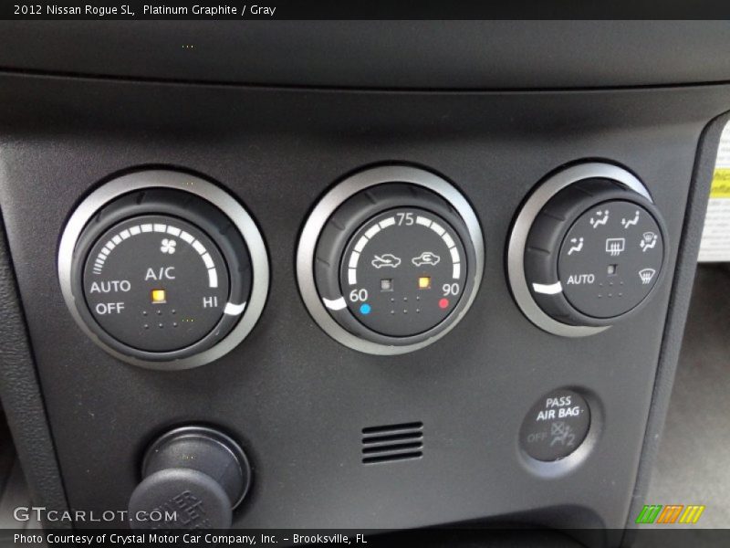Platinum Graphite / Gray 2012 Nissan Rogue SL