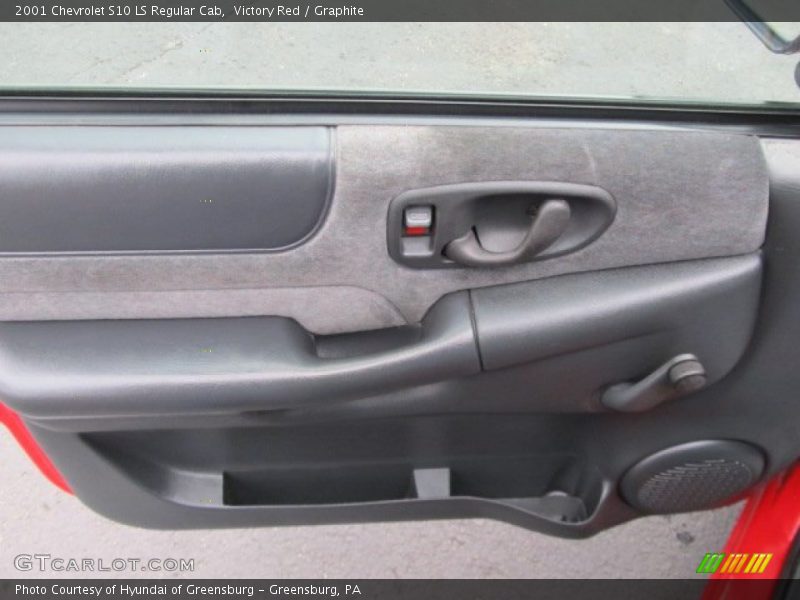 Victory Red / Graphite 2001 Chevrolet S10 LS Regular Cab