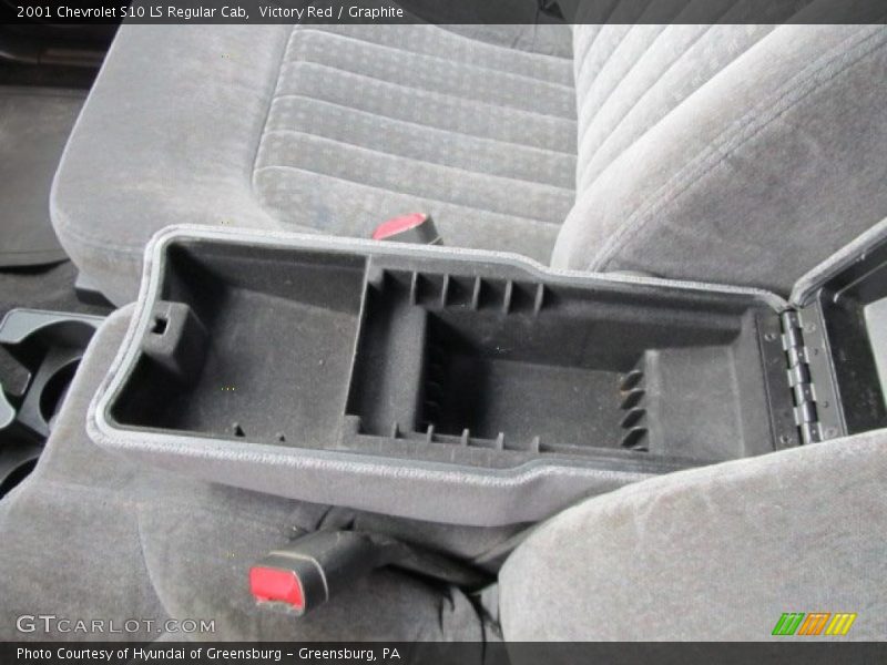 Victory Red / Graphite 2001 Chevrolet S10 LS Regular Cab