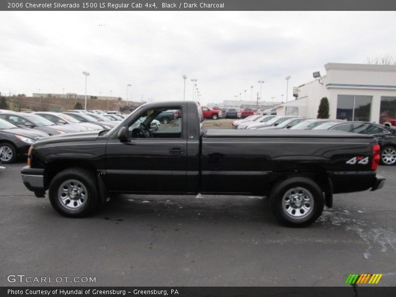 Black / Dark Charcoal 2006 Chevrolet Silverado 1500 LS Regular Cab 4x4