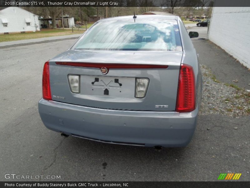 Thunder Gray ChromaFlair / Light Gray 2008 Cadillac STS V6