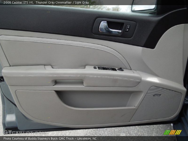 Thunder Gray ChromaFlair / Light Gray 2008 Cadillac STS V6