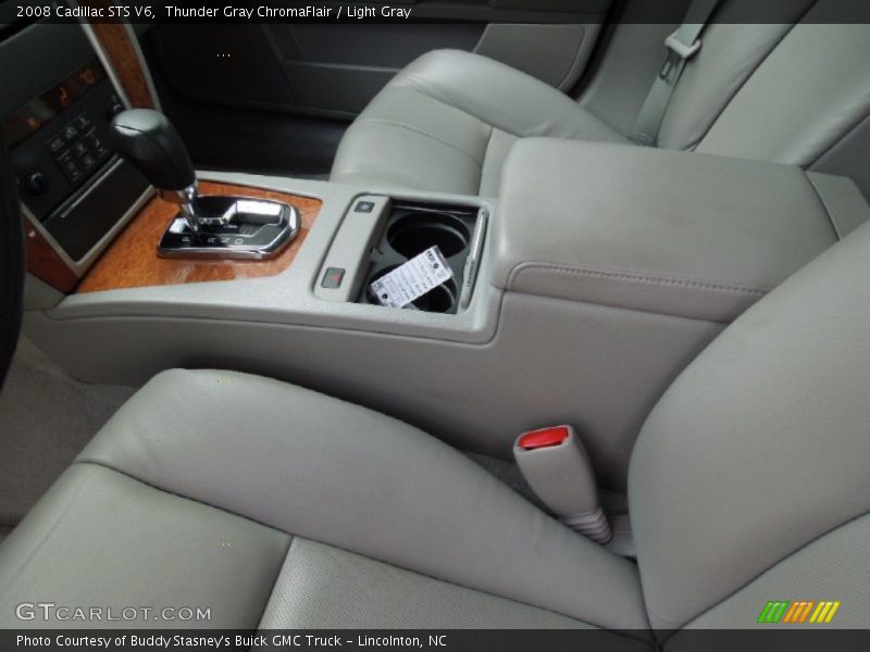 Thunder Gray ChromaFlair / Light Gray 2008 Cadillac STS V6