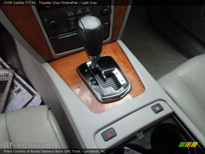 Thunder Gray ChromaFlair / Light Gray 2008 Cadillac STS V6