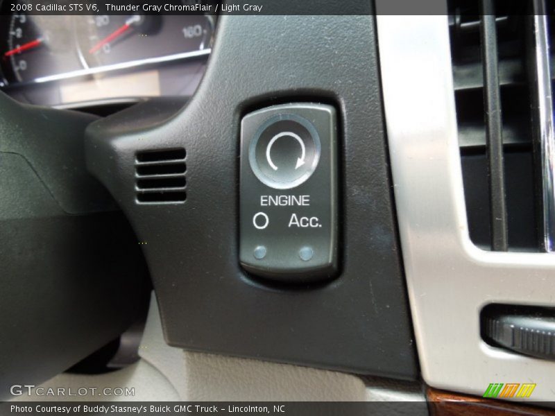 Thunder Gray ChromaFlair / Light Gray 2008 Cadillac STS V6