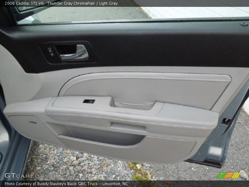 Thunder Gray ChromaFlair / Light Gray 2008 Cadillac STS V6