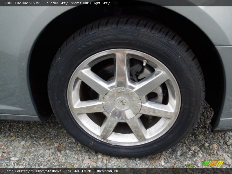 Thunder Gray ChromaFlair / Light Gray 2008 Cadillac STS V6