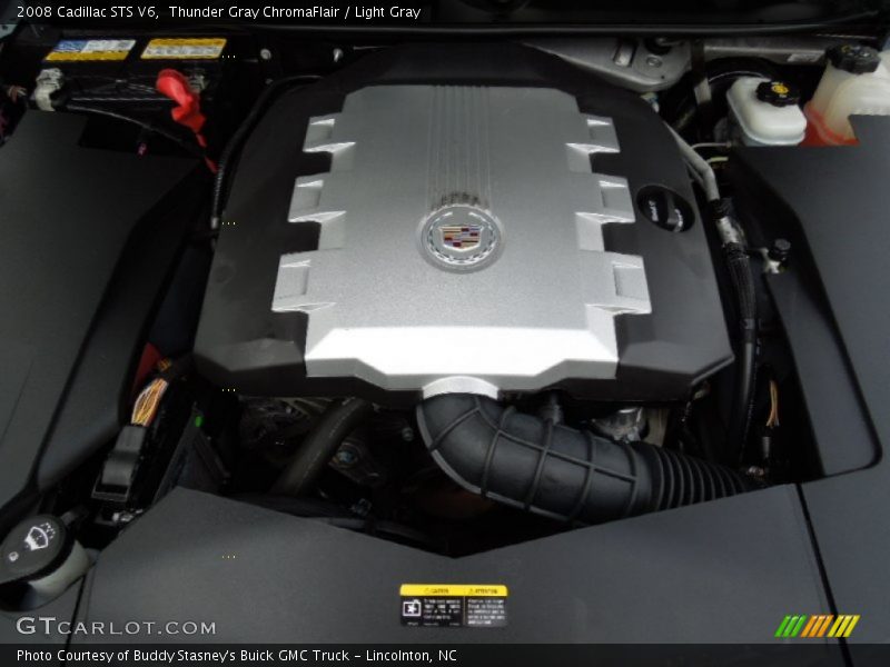 Thunder Gray ChromaFlair / Light Gray 2008 Cadillac STS V6