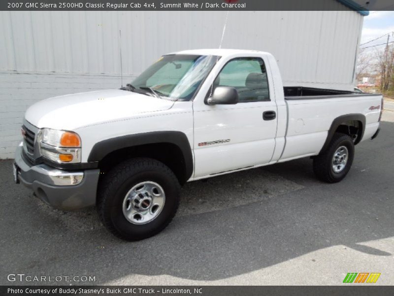 Summit White / Dark Charcoal 2007 GMC Sierra 2500HD Classic Regular Cab 4x4
