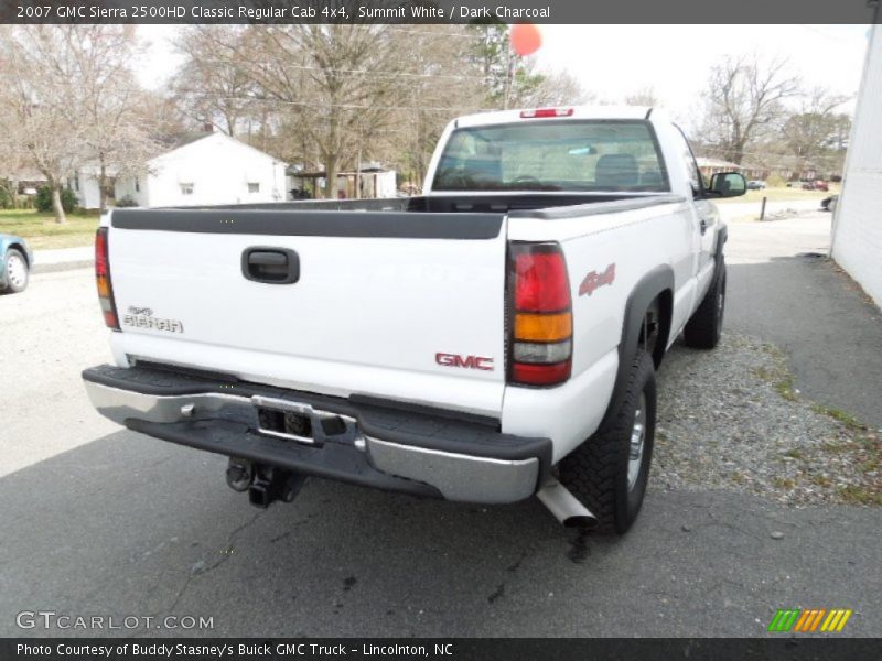 Summit White / Dark Charcoal 2007 GMC Sierra 2500HD Classic Regular Cab 4x4