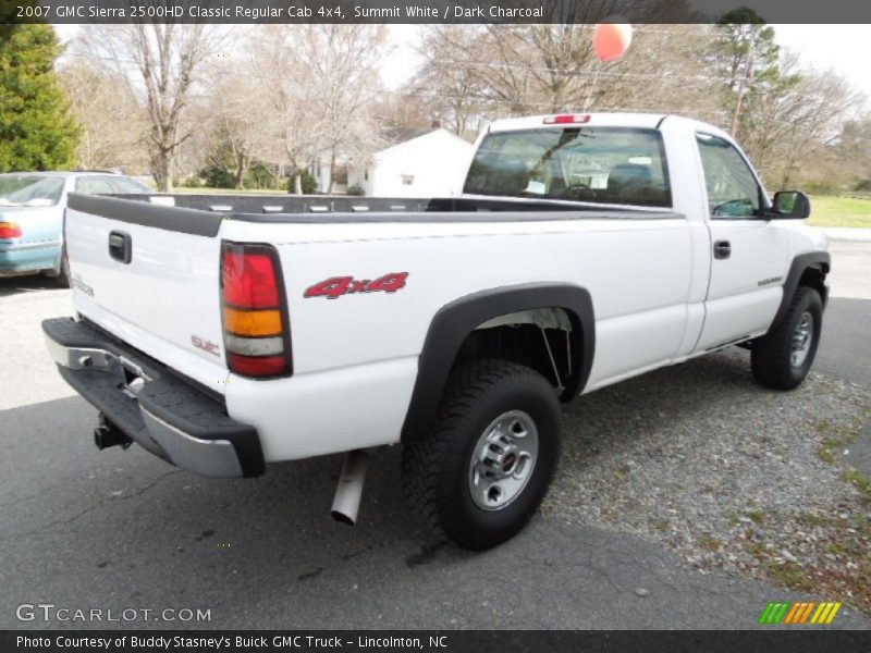 Summit White / Dark Charcoal 2007 GMC Sierra 2500HD Classic Regular Cab 4x4