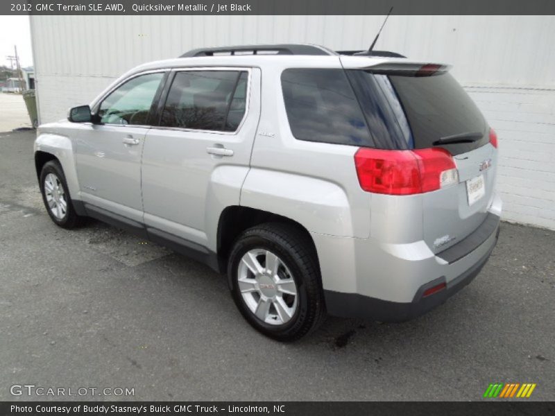 Quicksilver Metallic / Jet Black 2012 GMC Terrain SLE AWD