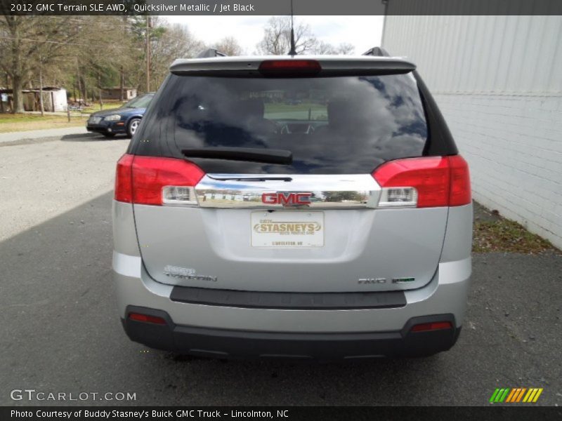Quicksilver Metallic / Jet Black 2012 GMC Terrain SLE AWD