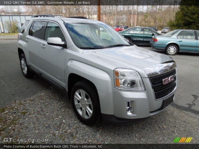 Quicksilver Metallic / Jet Black 2012 GMC Terrain SLE AWD