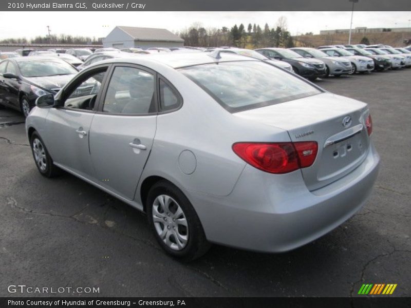 Quicksilver / Gray 2010 Hyundai Elantra GLS